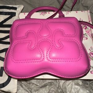 Ganni butterfly crossbody handbag